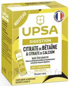 Upsa Citrate De Bétaïne & Citrate De Calcium Poudre 10 Sachets à Vallauris