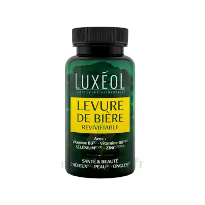 Luxeol Levure De Biere Revivifiable Gélules B/90 à Vallauris